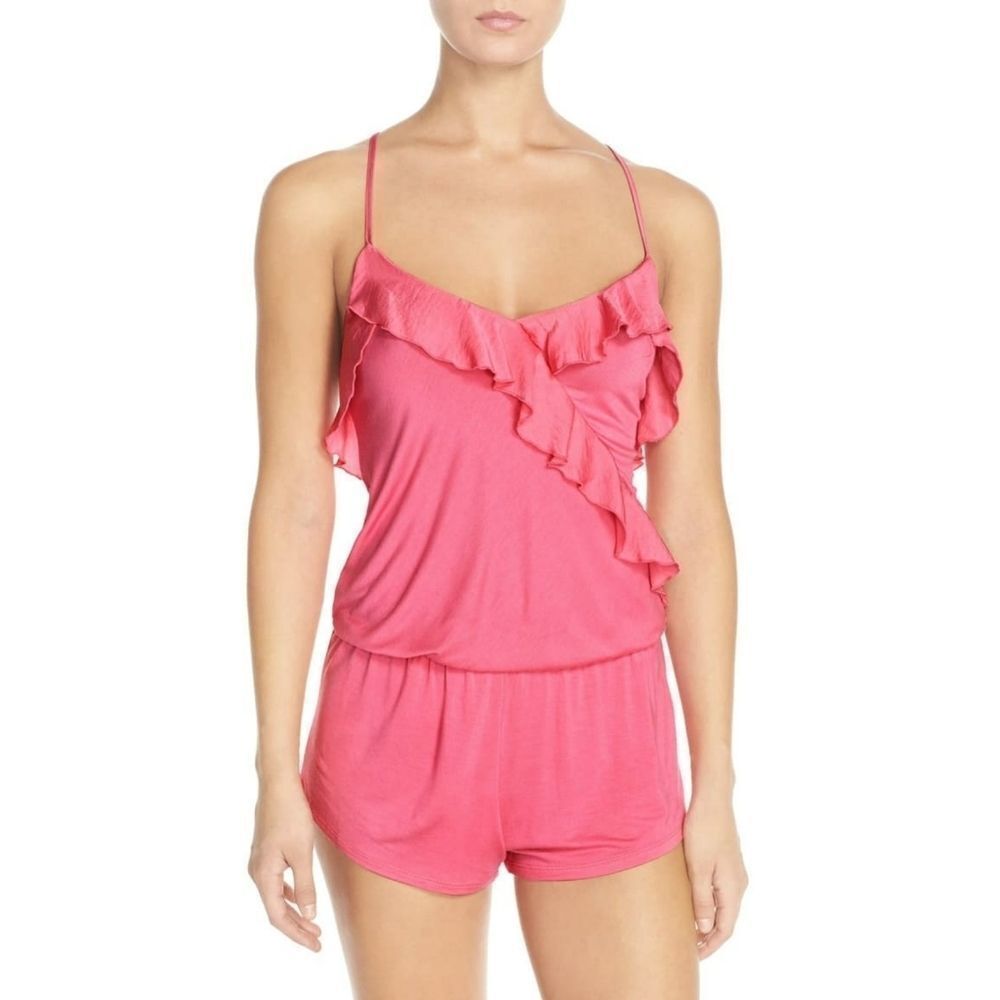 Betsey Johnson Ruffle Knit Romper